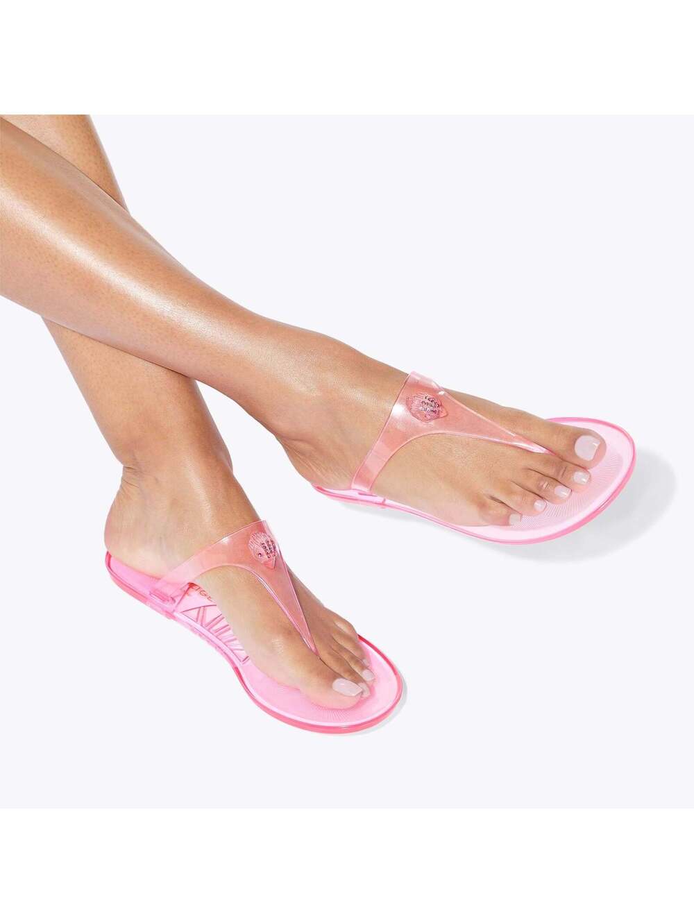 Kurt Geiger Maddison T-Bar Pink Crystal Sandal EU36/US5.5